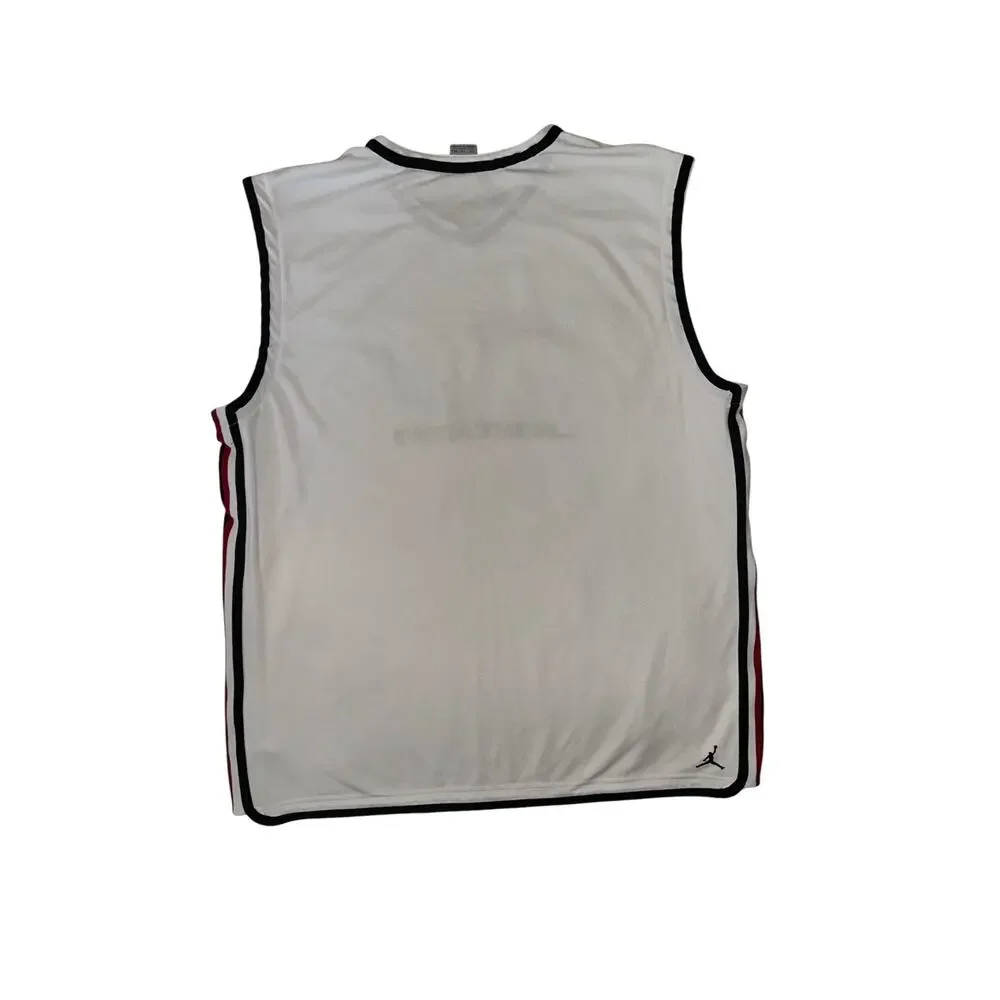 Vintage Jordan Men's Sleeveless Jersey Tank XXL #23 White